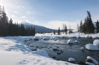 景点：喀纳斯雪景