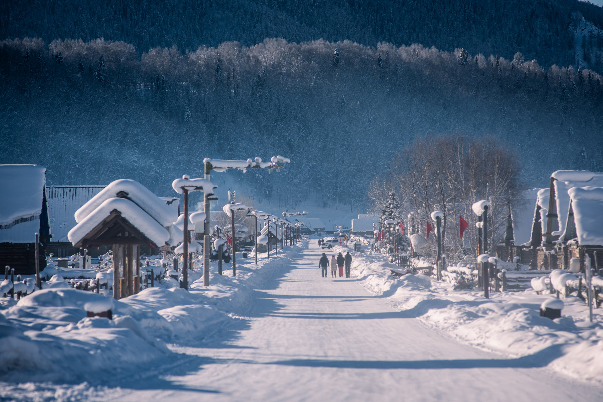禾木雪景封面图