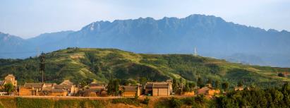 景点：白鹿原全景