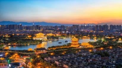 景点：大唐芙蓉园夜景