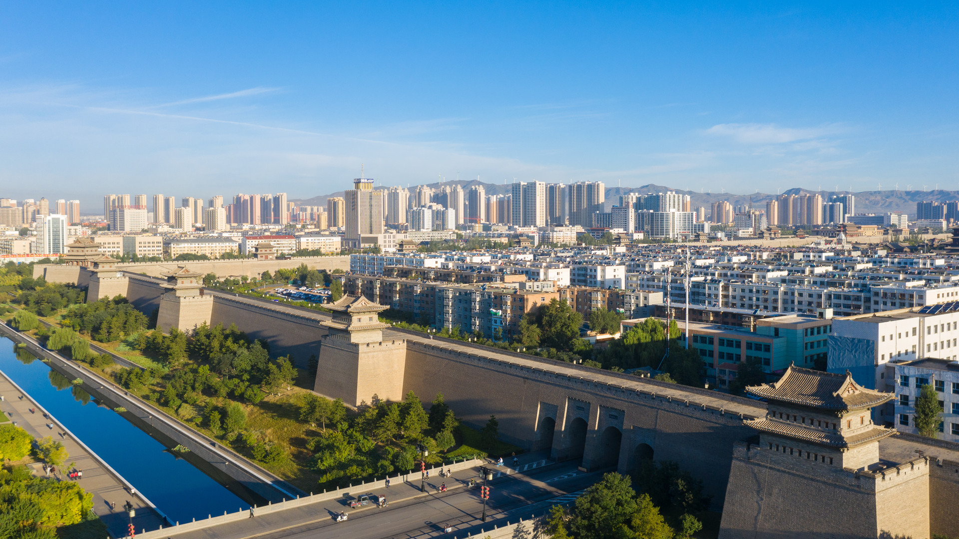 大同古城航拍封面图
