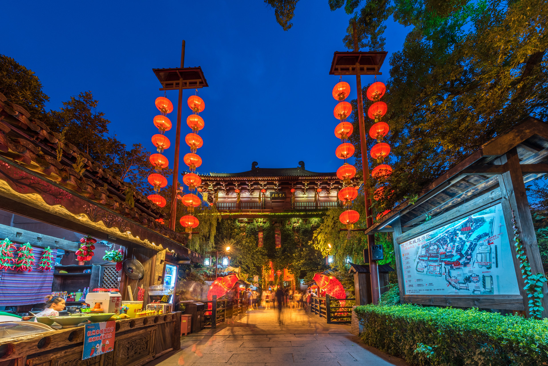 杭州宋城夜景封面图