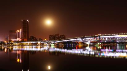 景点：太原夜景
